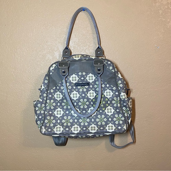 Petunia Pickle Bottom Sashay Satchel Diaper Bag - Misted Marseille - Picture 2 of 7